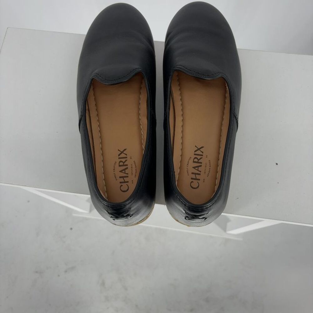 Charix Black Slip-On Women’s Loafers